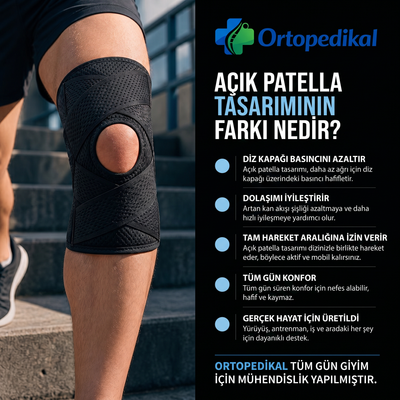 Çelik Ligament Destekleyici Menisküs Dizlik